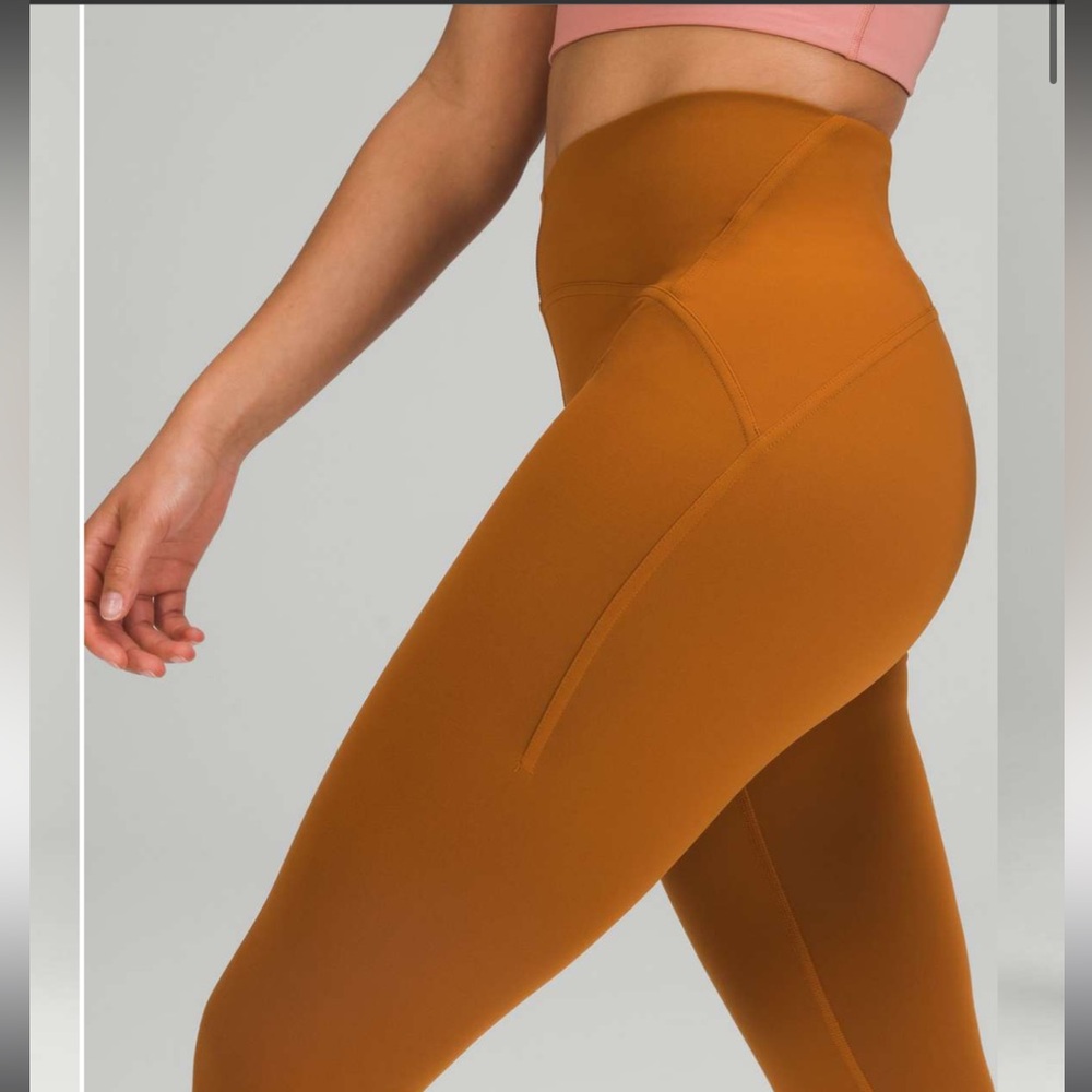 Lululemon Instill High-Rise Tight 25" Butternut Brown size 0 - Picture 3 of 11
